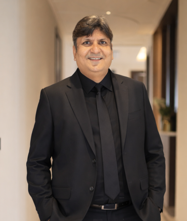 Nilesh Garg in Black